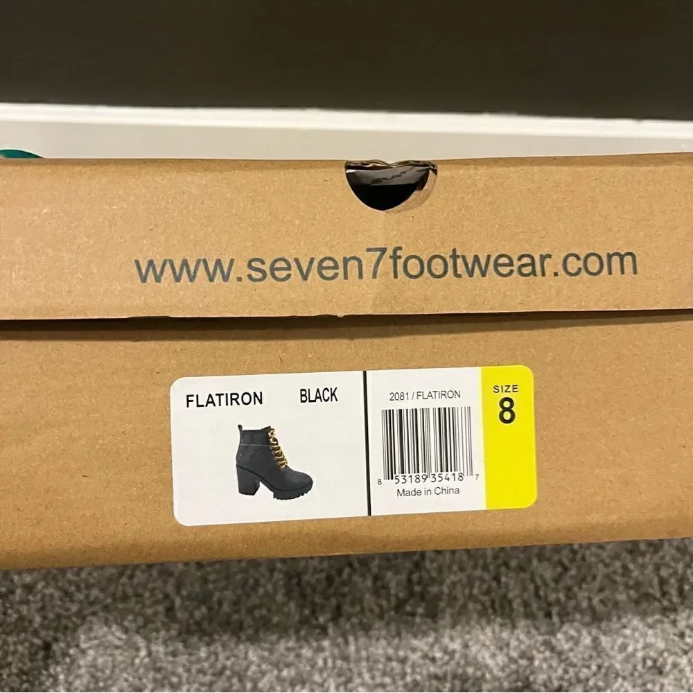 SEVEN7 Women's Flatiron Lug Sole Boots